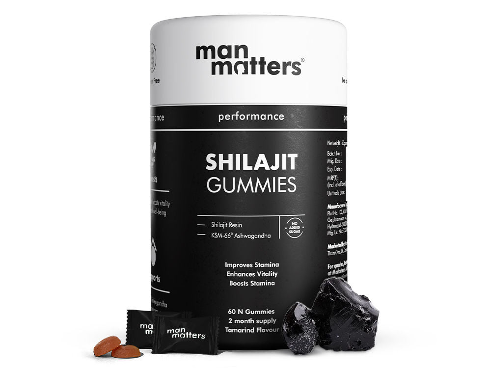 Gommes Shilajit Pur De L'Himalaya Man Matters - Pour Hommes, Soutien Immunitaire, Neuves